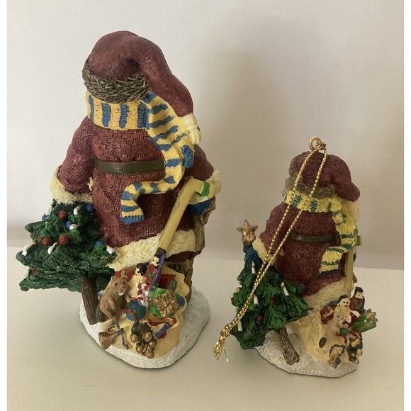 International Santa Claus Collection Ornament Figurine Set BELSNIKLE CANADA - Picture 6 of 6